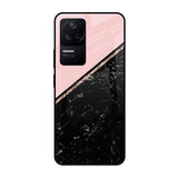 Marble Texture Pink Poco F4 5G Glass Cases & Covers Online