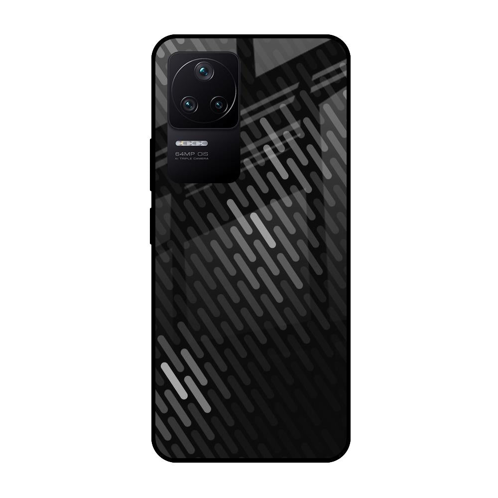 Dark Abstract Pattern Poco F4 5G Glass Cases & Covers Online