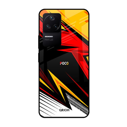 Race Jersey Pattern Poco F4 5G Glass Cases & Covers Online