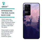 Deer In Night Glass Case For Poco F4 5G