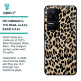 Leopard Seamless Glass Case For Poco F4 5G