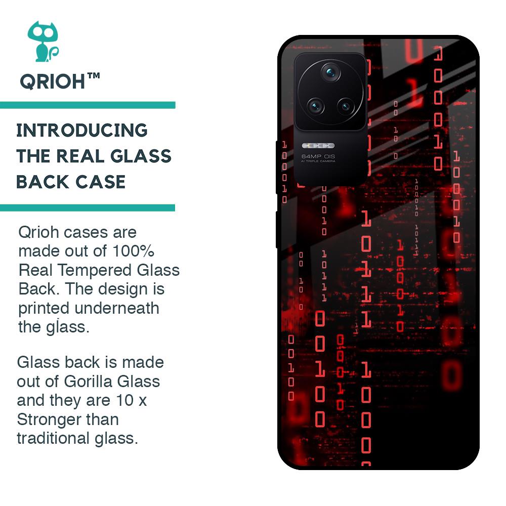 Let's Decode Glass Case For Poco F4 5G