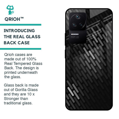Dark Abstract Pattern Glass Case For Poco F4 5G