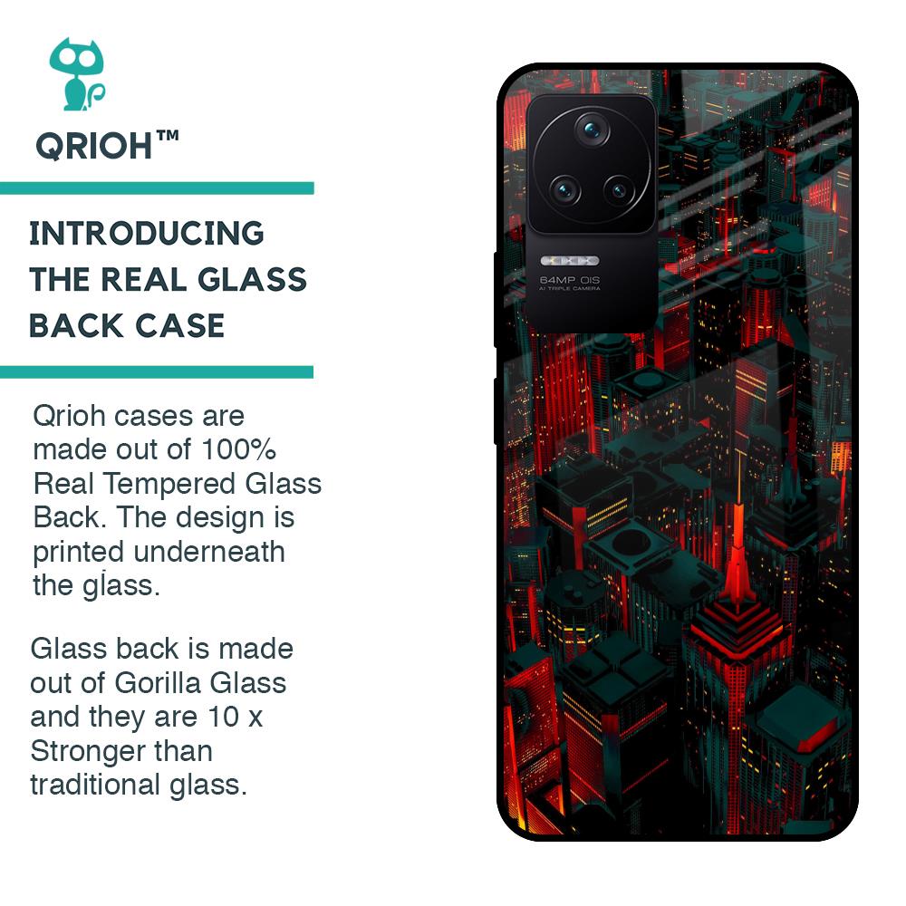 City Light Glass Case For Poco F4 5G