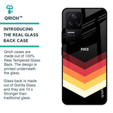 Abstract Arrow Pattern Glass Case For Poco F4 5G