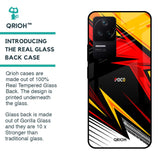 Race Jersey Pattern Glass Case For Poco F4 5G