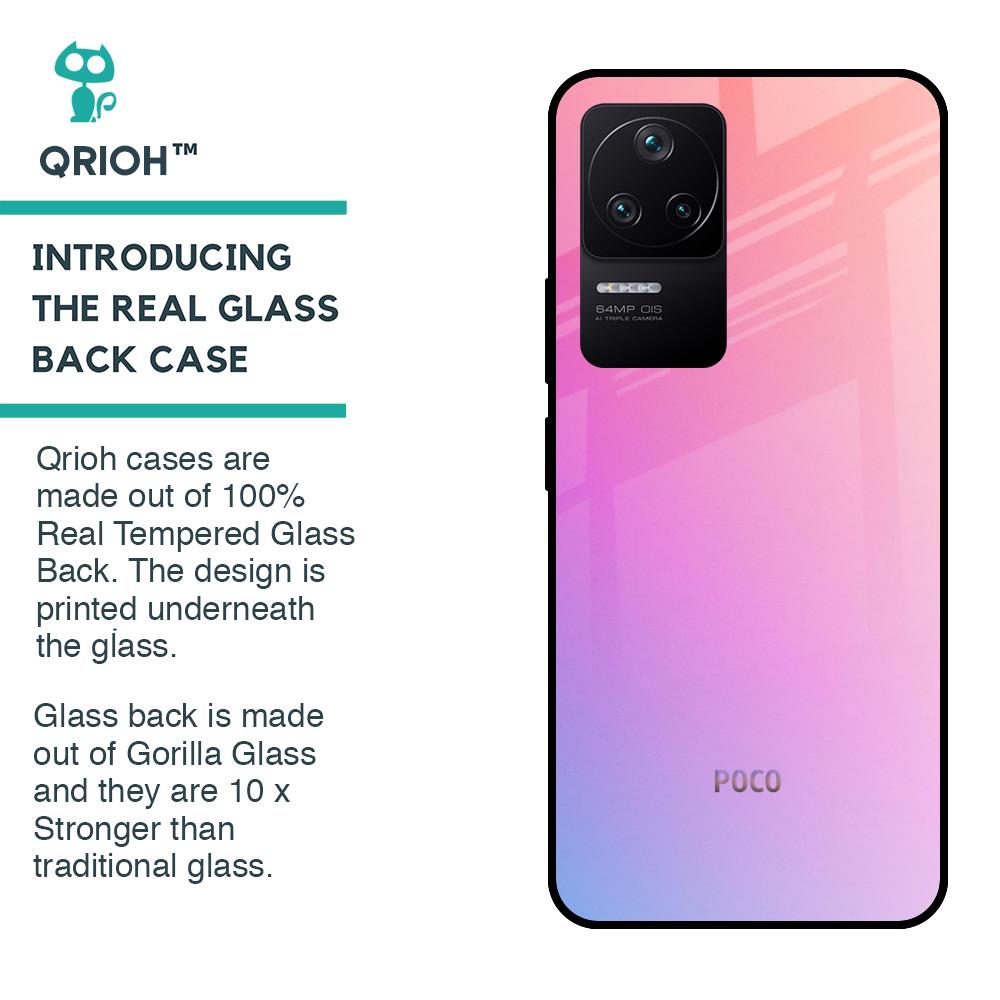 Dusky Iris Glass case for Poco F4 5G