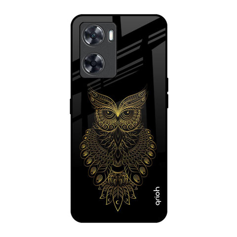 Golden Owl Oppo A57 4G Glass Back Cover Online