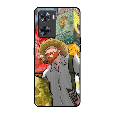 Loving Vincent Oppo A57 4G Glass Back Cover Online