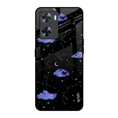 Constellations Oppo A57 4G Glass Back Cover Online