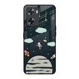 Astronaut Dream Oppo A57 4G Glass Back Cover Online