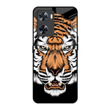 Angry Tiger Oppo A57 4G Glass Back Cover Online