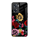 Floral Decorative Oppo A57 4G Glass Back Cover Online
