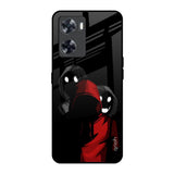 Shadow Character Oppo A57 4G Glass Back Cover Online