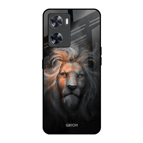Devil Lion Oppo A57 4G Glass Back Cover Online