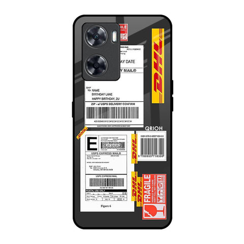 Cool Barcode Label Oppo A57 4G Glass Back Cover Online