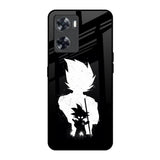 Monochrome Goku Oppo A57 4G Glass Back Cover Online