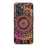 Floral Mandala Oppo A57 4G Glass Back Cover Online