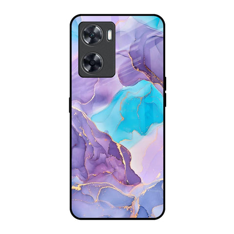 Alcohol ink Marble Oppo A57 4G Glass Back Cover Online