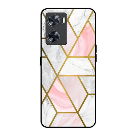 Geometrical Marble Oppo A57 4G Glass Back Cover Online