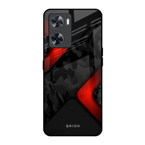 Modern Camo Abstract Oppo A57 4G Glass Back Cover Online