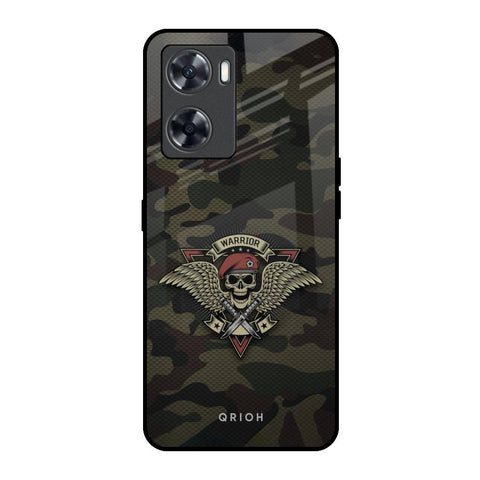 Army Warrior Oppo A57 4G Glass Back Cover Online