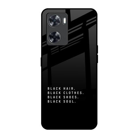 Black Soul Oppo A57 4G Glass Back Cover Online
