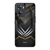 Black Warrior Oppo A57 4G Glass Back Cover Online