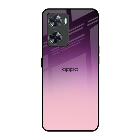 Purple Gradient Oppo A57 4G Glass Back Cover Online