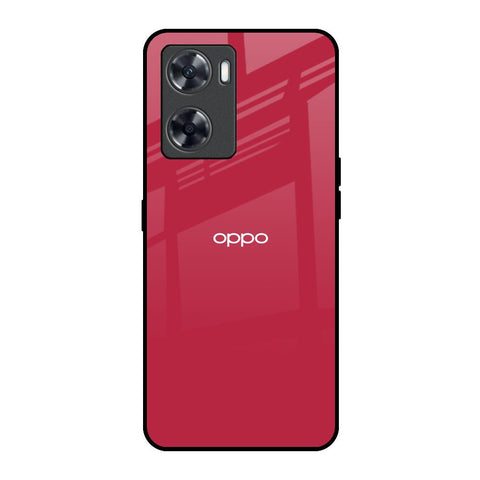 Solo Maroon Oppo A57 4G Glass Back Cover Online