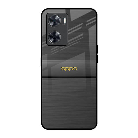Grey Metallic Glass Oppo A57 4G Glass Back Cover Online