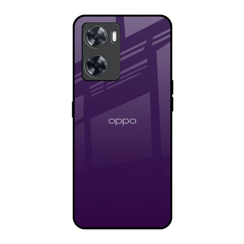 Dark Purple Oppo A57 4G Glass Back Cover Online