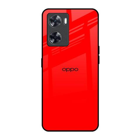 Blood Red Oppo A57 4G Glass Back Cover Online