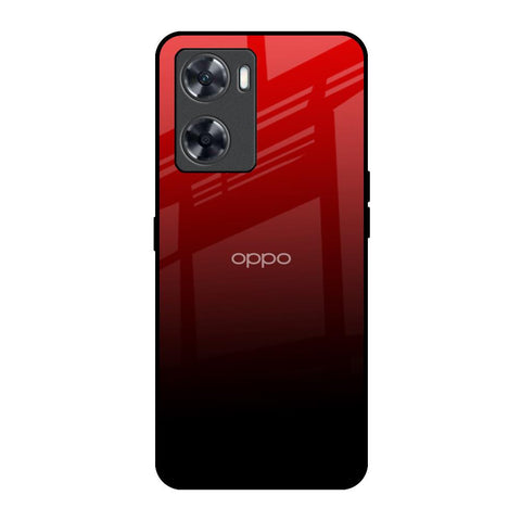 Maroon Faded Oppo A57 4G Glass Back Cover Online