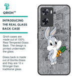 Cute Baby Bunny Glass Case for Oppo A57 4G