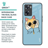 Adorable Cute Kitty Glass Case For Oppo A57 4G