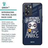 Struggling Panda Glass Case for Oppo A57 4G