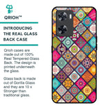 Multicolor Mandala Glass Case for Oppo A57 4G