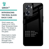 Black Soul Glass Case for Oppo A57 4G