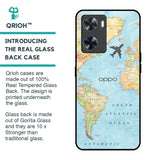 Fly Around The World Glass Case for Oppo A57 4G