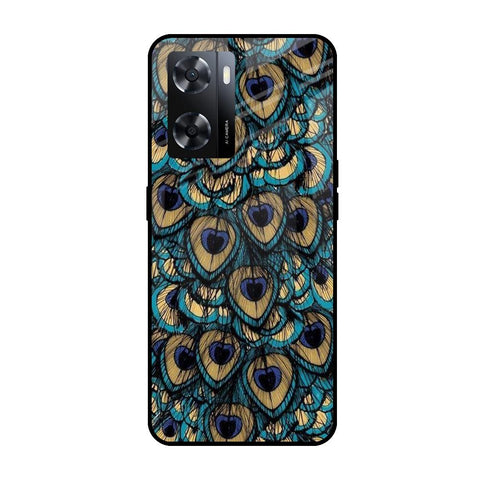 Peacock Feathers Oppo A57 4G Glass Cases & Covers Online