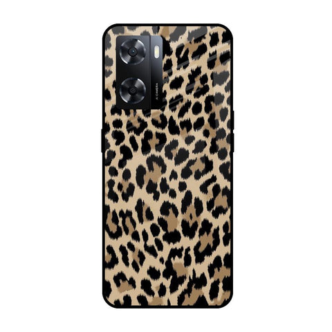 Leopard Seamless Oppo A57 4G Glass Cases & Covers Online
