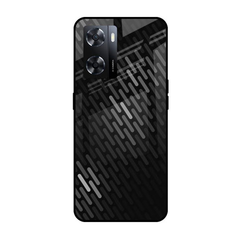 Dark Abstract Pattern Oppo A57 4G Glass Cases & Covers Online
