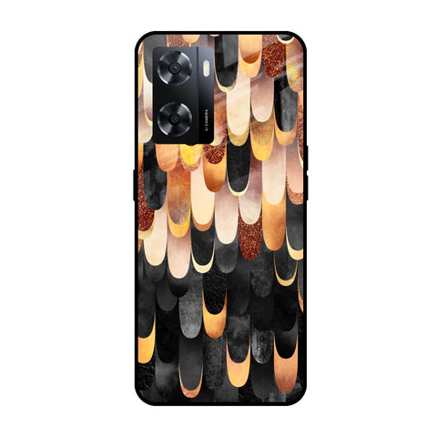 Bronze Abstract Oppo A57 4G Glass Cases & Covers Online