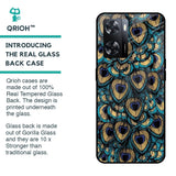 Peacock Feathers Glass case for Oppo A57 4G