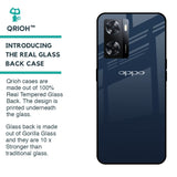Overshadow Blue Glass Case For Oppo A57 4G