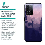 Deer In Night Glass Case For Oppo A57 4G