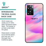 Colorful Waves Glass case for Oppo A57 4G