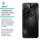 Dark Abstract Pattern Glass Case For Oppo A57 4G