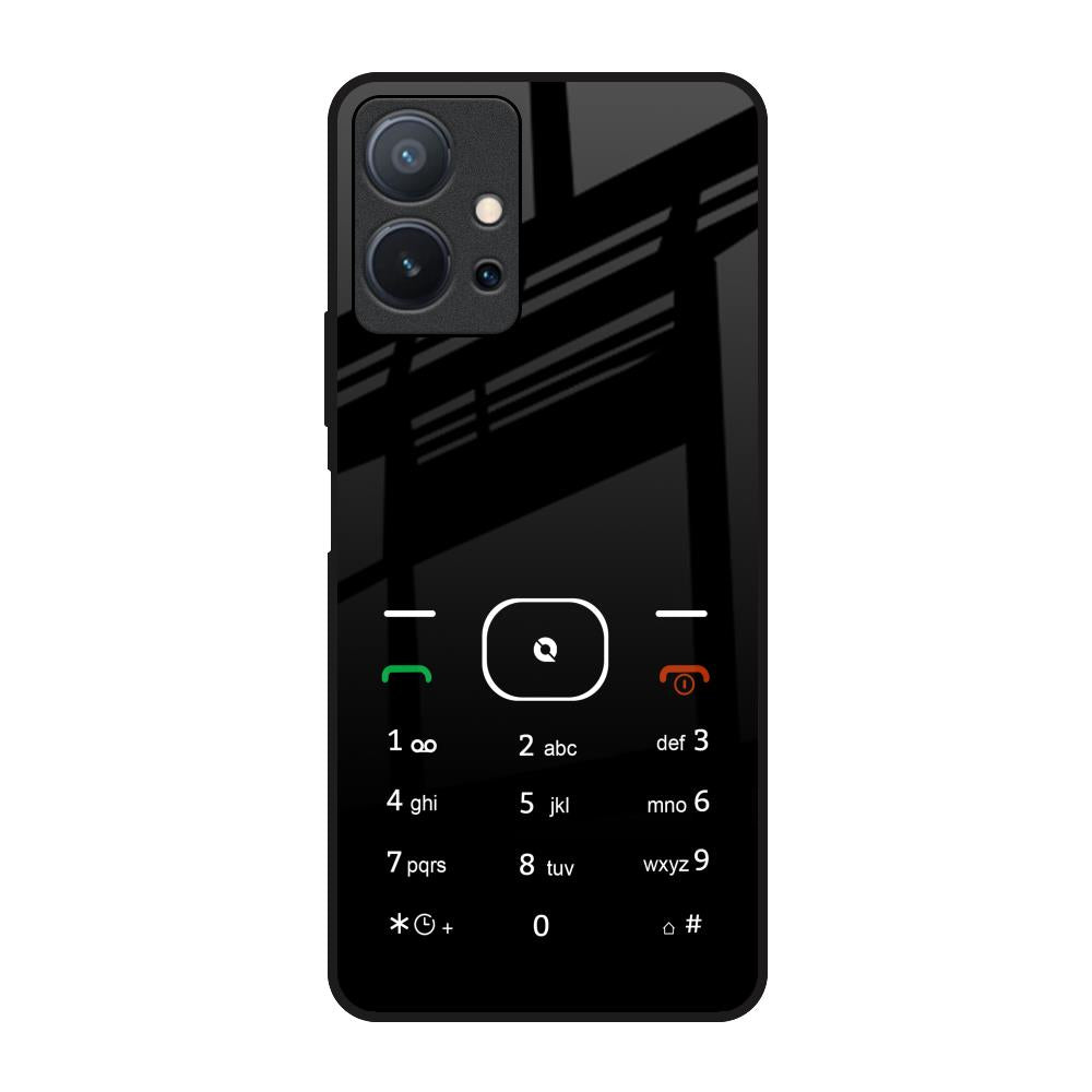 Classic Keypad Pattern Vivo T1 5G Glass Back Cover Online